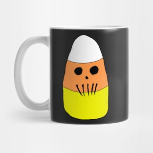 Candy Corn Skull Face Mug